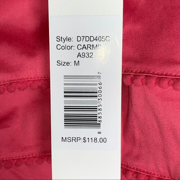 NWT Devlin pink high-low knee length off shoulder dress size Medium M - Picture 5 of 6
